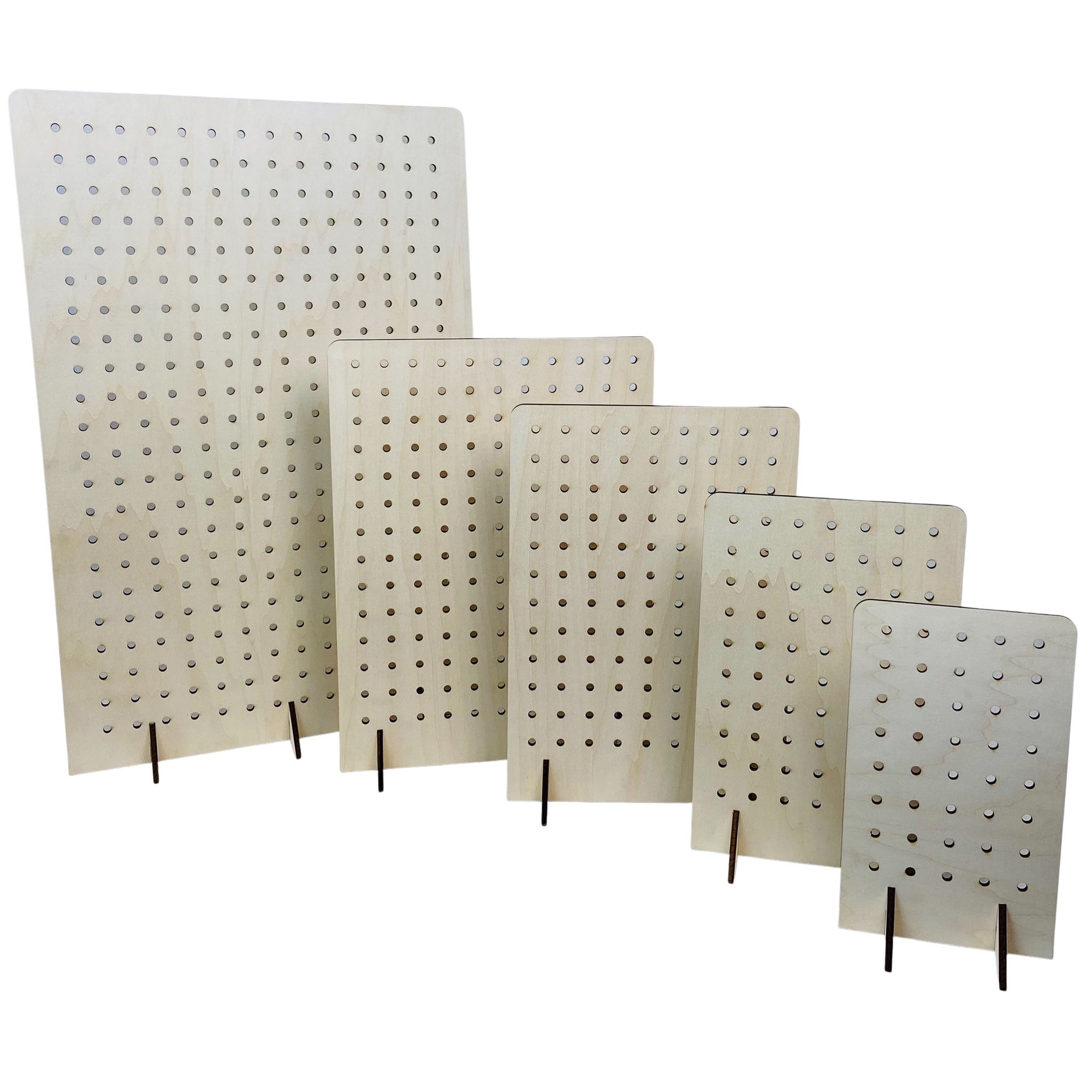 Pegboard Display in Various Sizes and Colors - Great for Peg Board Hooks or Bins and More