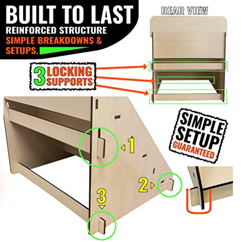 3 Step Riser Display Stand - Great for Soaps, Candles and Tumblers