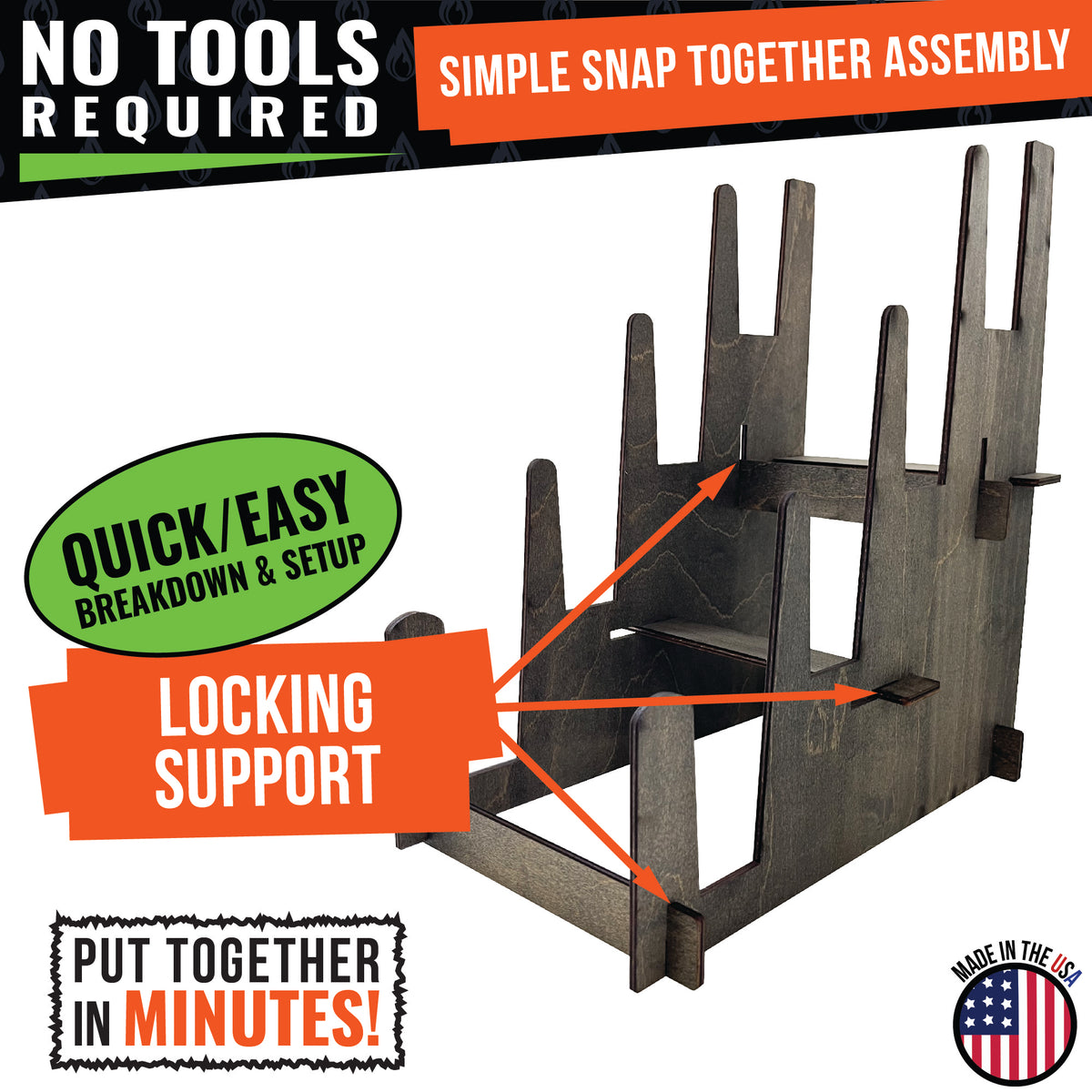 Multi-Purpose Display Stand - Art Prints, Book &amp; Records- Large