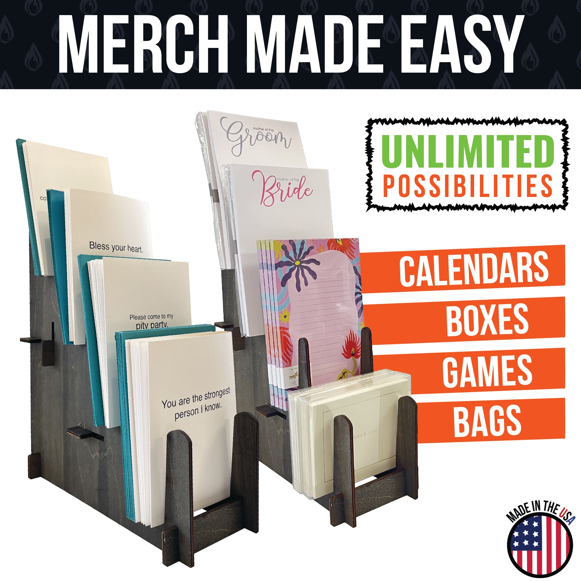 Multi-Purpose Display Stand - Great for Art Prints, Book & Records - Small