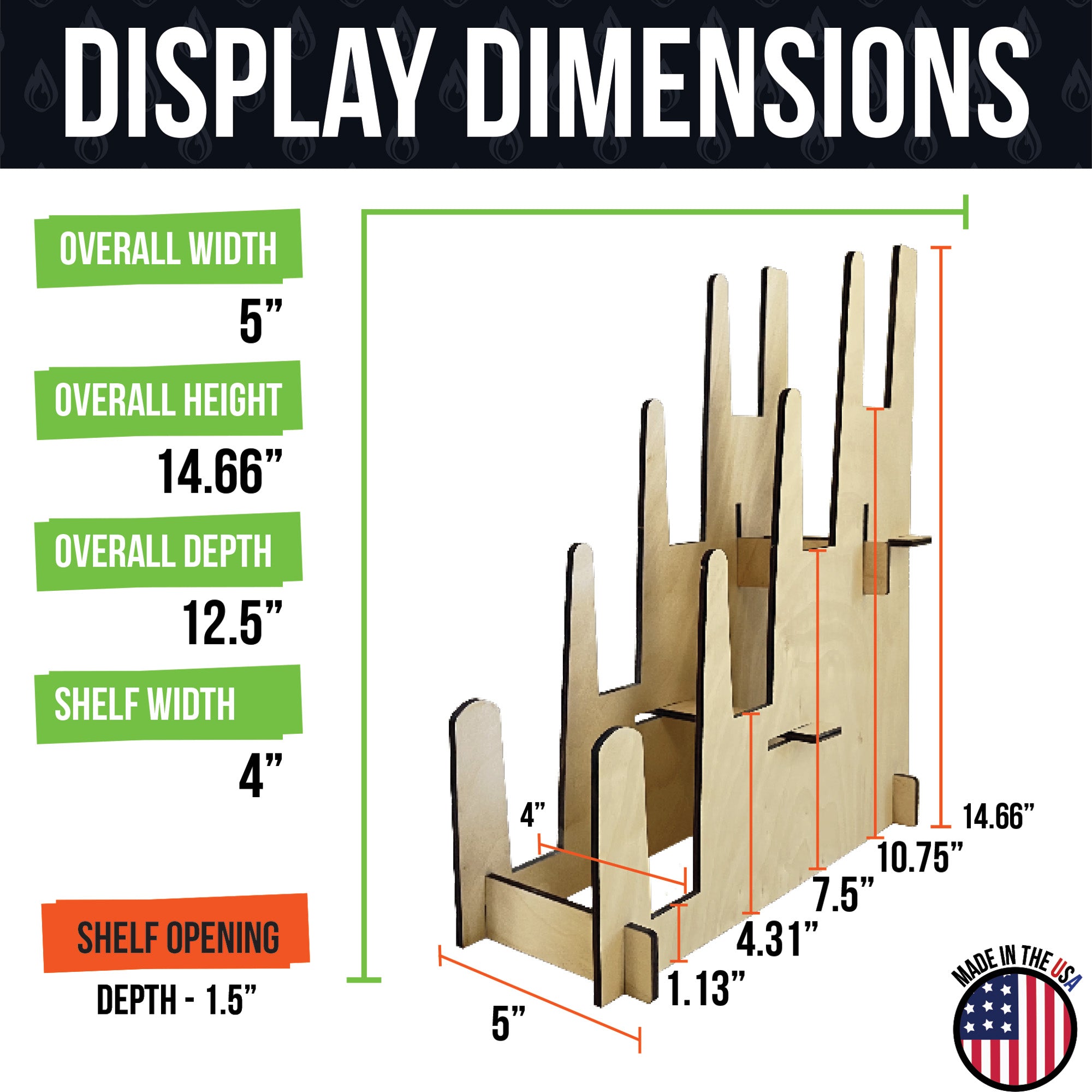 Multi-Purpose Display Stand - Great for Art Prints, Book & Records - Small