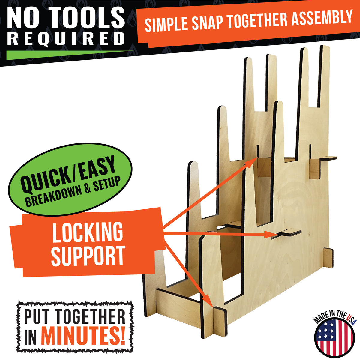 Multi-Purpose Display Stand - Great for Art Prints, Book &amp; Records - Small