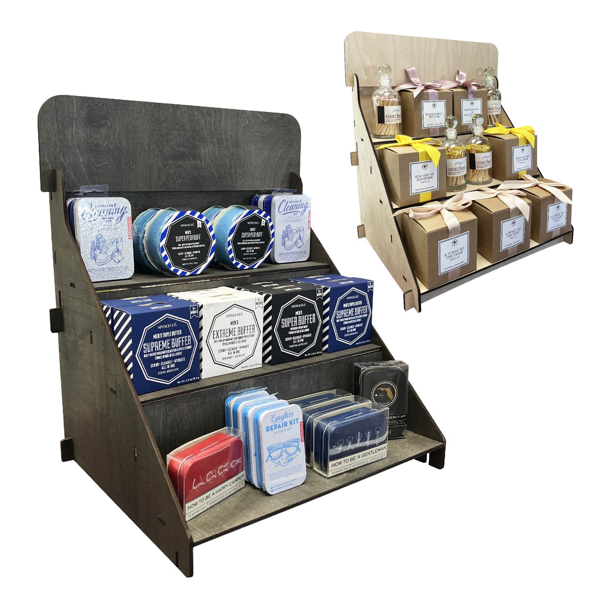 3 Step Riser Display Stand - Great for Soaps, Candles and Tumblers ...