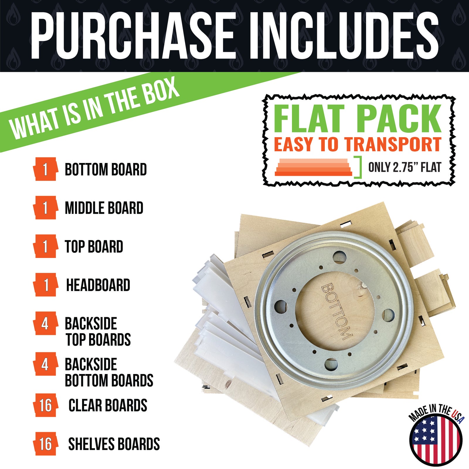 4-Sided Multi Level Rotating Display Stand - Great for Stickers, Coasters and More