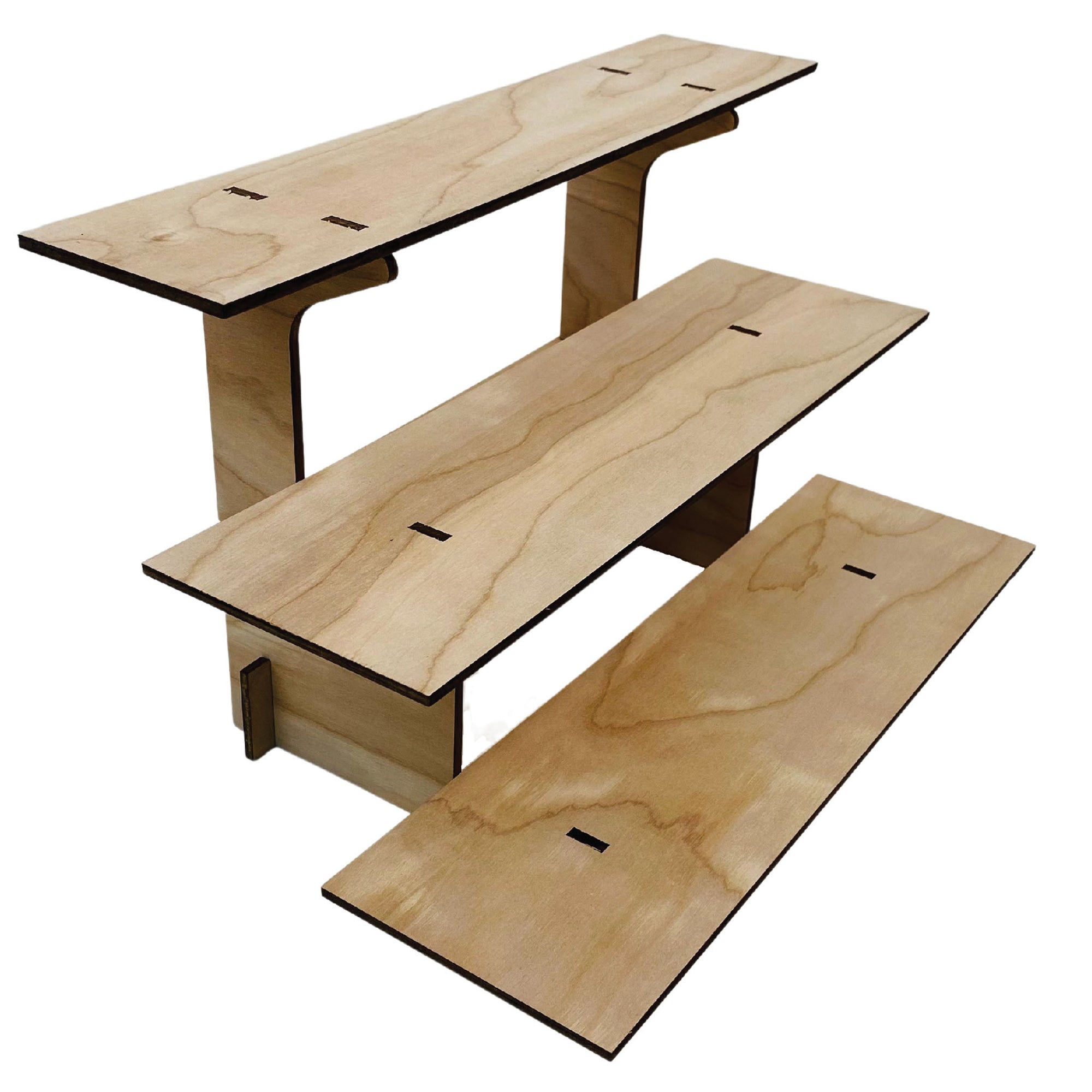 Stepped Riser Display Stationary Displays - TorchedDisplays